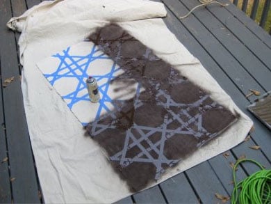 how-to-spray-paint-a-rug How To Spray Paint A Rug