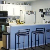 A Kitchen With A Peninsula Gets A Makeover