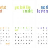 Making A Homemade Calendar (Free Printable Included)