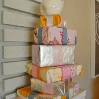How To Make Faux Christmas Presents For Decorating The Mantel