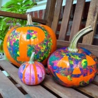 Four No-Cut Pumpkin Decorating Ideas For Kids