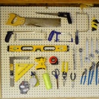 How To Organize Tools With A Pegboard