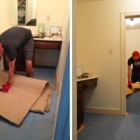 Ripping Up Old Wall To Wall Carpet