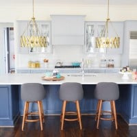 The Kitchen & Living Room In The Showhouse