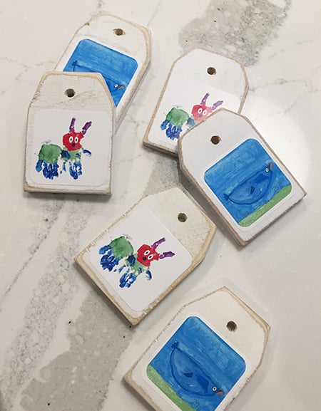 Ornaments Made From Kids Art