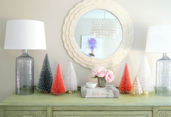 Christmas Decor 2018 Dining Room Buffet