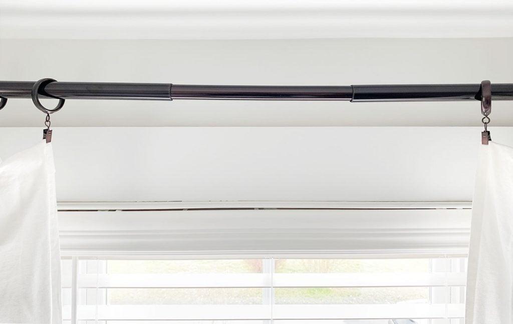 Oil rubbed bronze curtain rod sagging in the middle