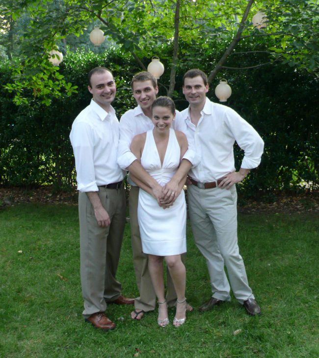 4000 Dollar Backyard Wedding Groomsmen