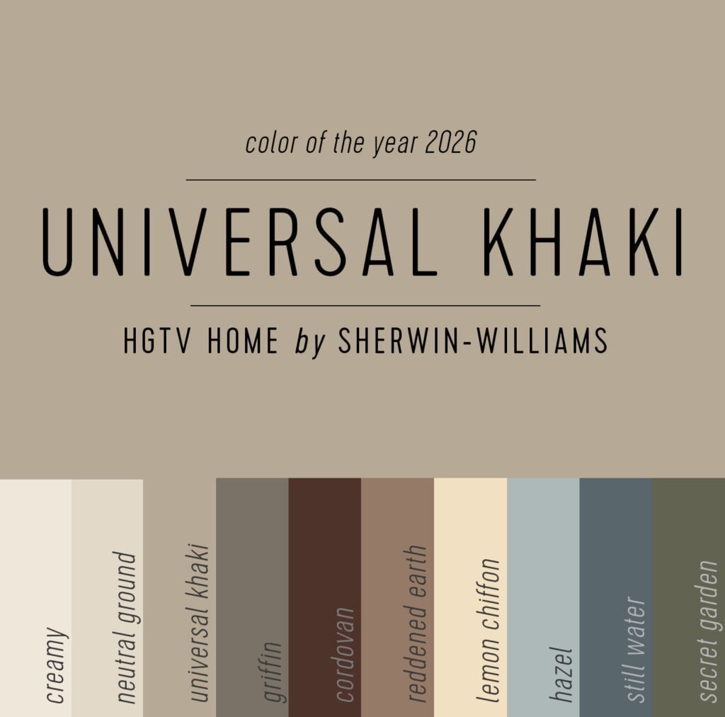 Sherwin Williams 2026 Color Collection of the Year Universal Khaki