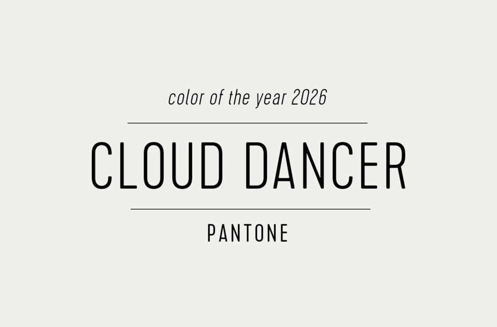 Swatch of Pantone Color of the Year 2026 Cloud Dancer