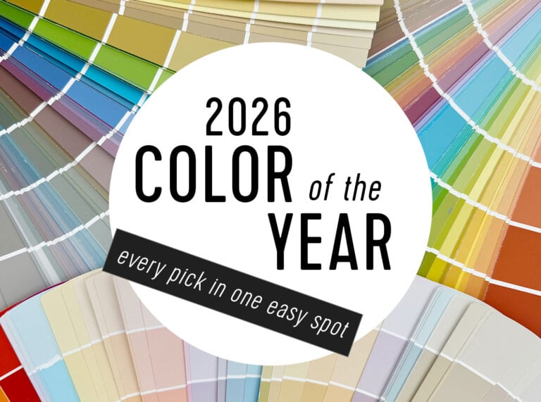 Featured Graphic for 2026 Color of the Year All In One Place